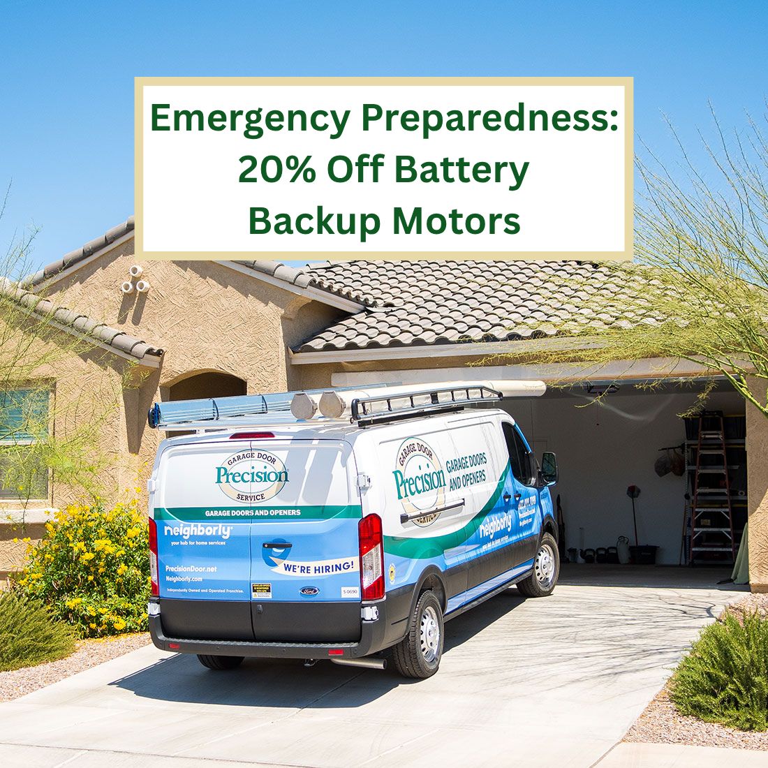 Precision Garage Door Service Phoenix Tuc Loc Page Promo Sep Oct 2026