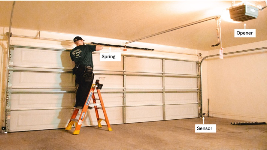Precision Garage Door Service of Phoenix Opener sensor spring
